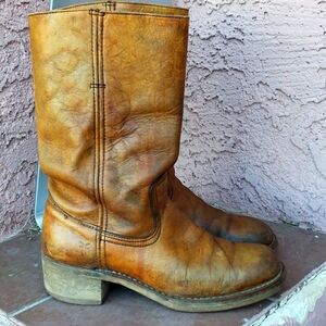 Frye Vintage Biker Campus Boots Size 9 M